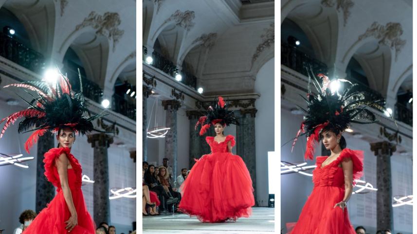 Tangia Zaman Methila dazzles the Paris Fashion Week 2022