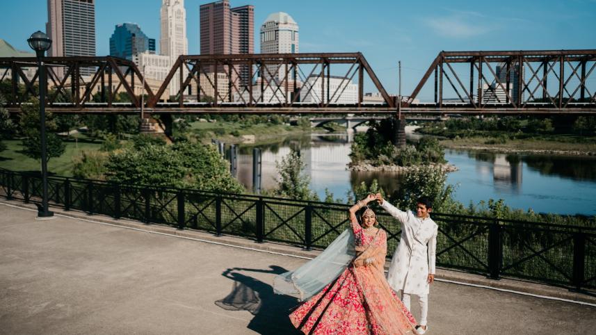 bridge wedding