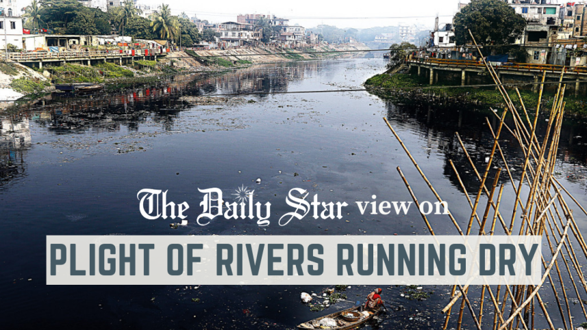 Plight of rivers running dry 