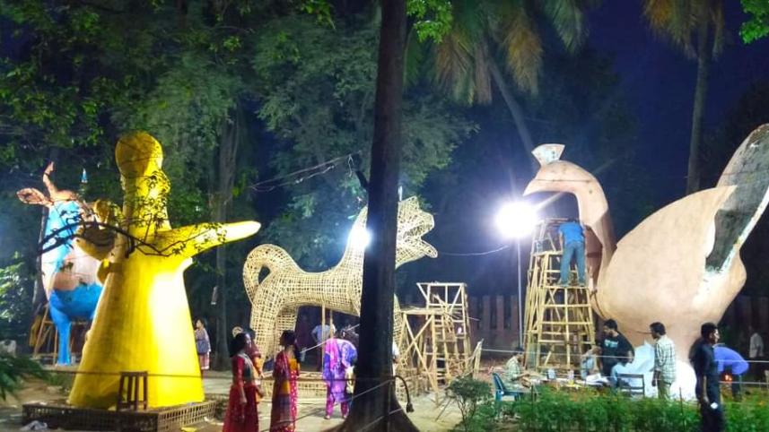Nothing can dampen the spirits of Charukola students