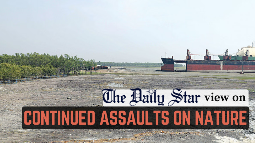 Destruction of natural resources in Bangladesh