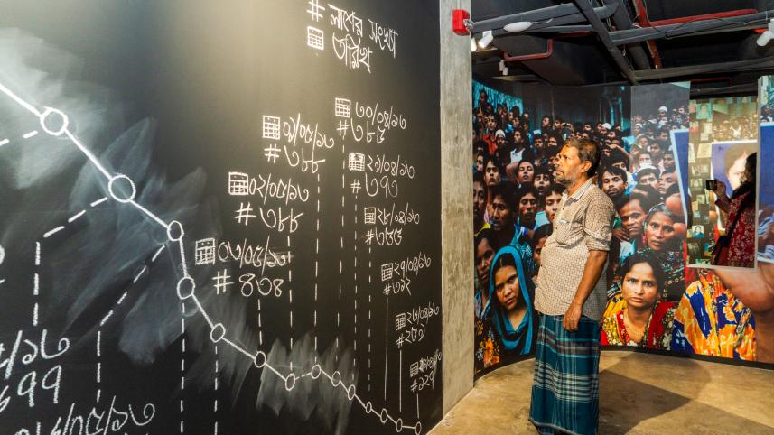 A solemn walk through ‘Ten Years After Rana Plaza’