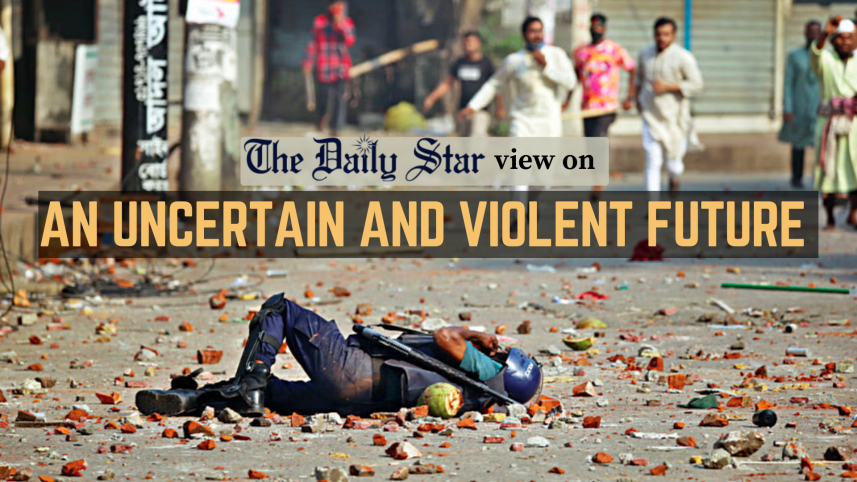 BNP rally disrupted by violence, BNP rally foiled amid violence, Violence disrupts BNP rally, Law enforcers’ clash with BNP, Policeman killed at Dainik Bangla crossing, Clash between police and BNP activists, 
