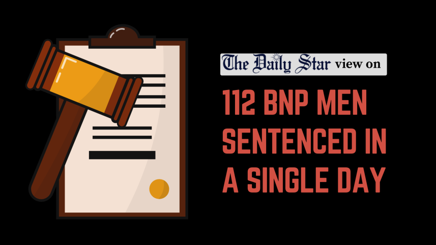 112 BNP men sentenced in a single day