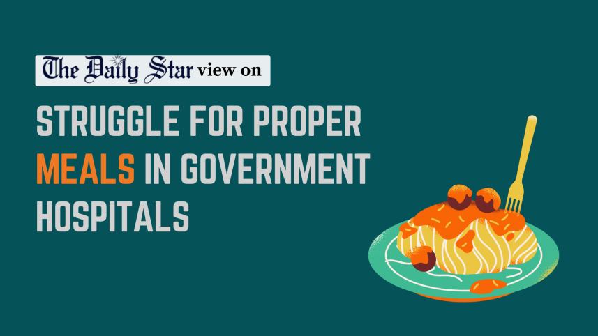 struggle for proper meals in government hospitals