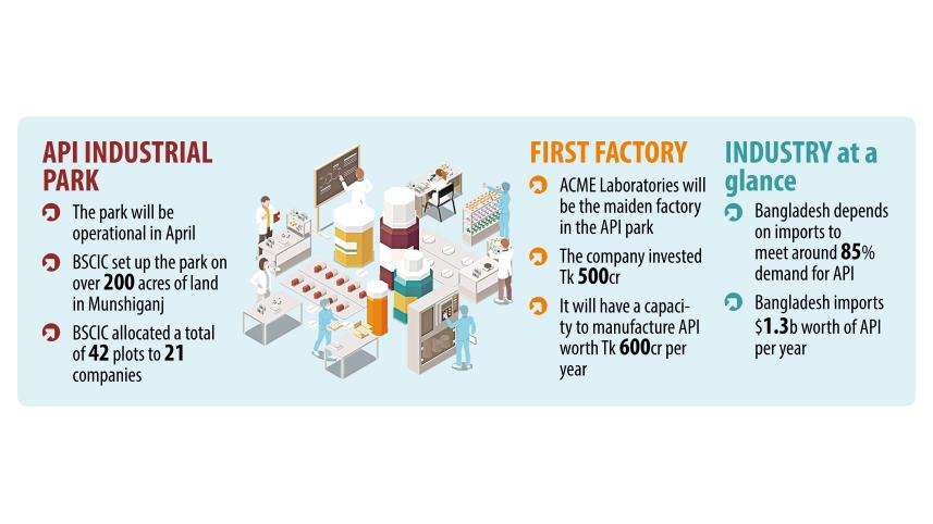Production at API Industrial Park to begin next month