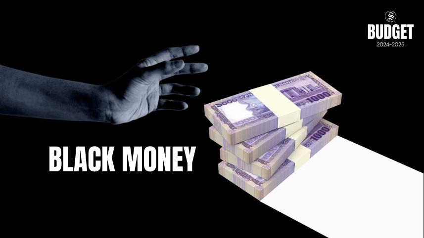black money investment in stock market