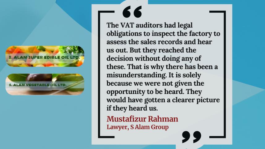 S Alam Group VAT audit findings