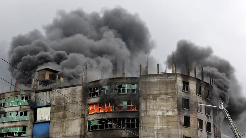 Factory fire