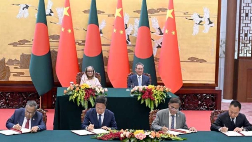 Bangladesh China sign 21 instruments