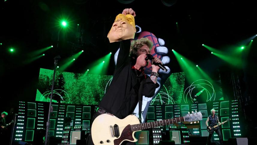 Green Day reignites anti-MAGA sentiment with ‘Register to Vote’ booth