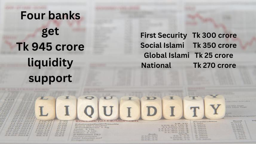 four banks get liquidity support