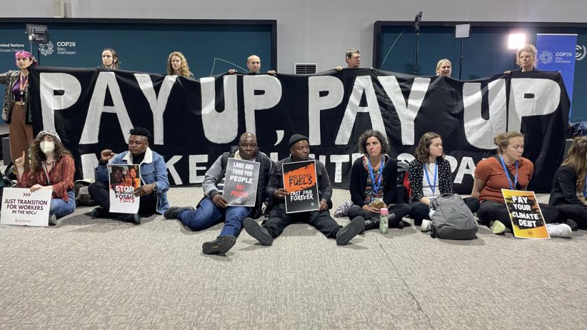 COP29 protest