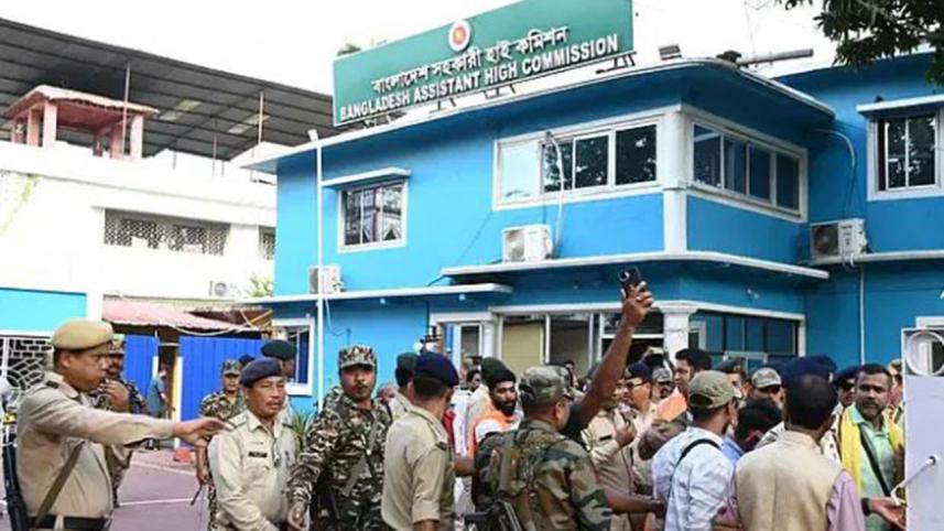 Attack on Bangladesh Assistant High Commission in Agartala