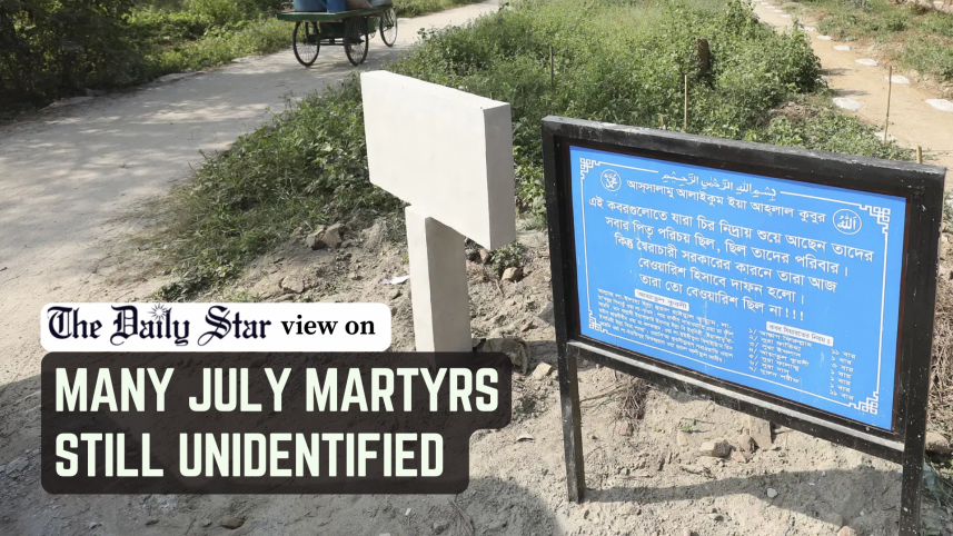 many july uprising martyrs still unidentified