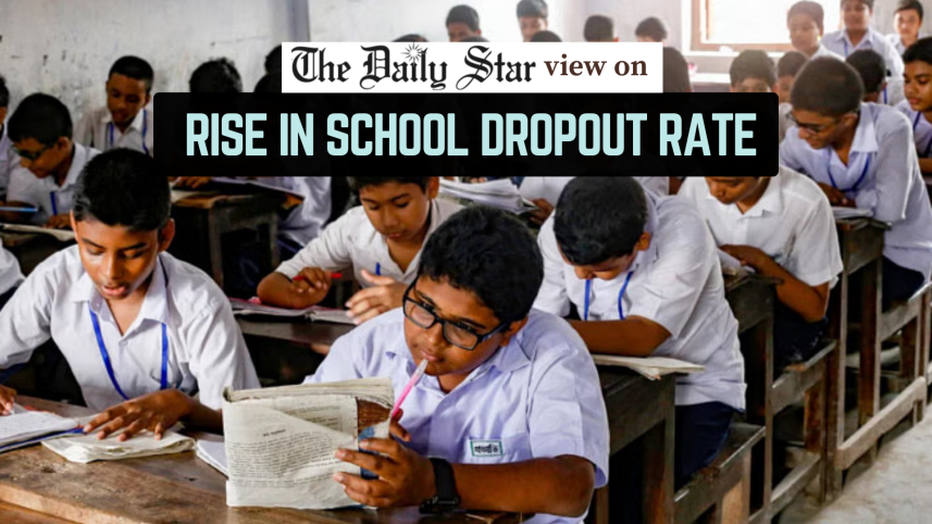 Rise in school dropout rate concerning