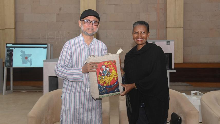 ‘We must collectively fight against forgetting’: Farooki meets FIDH President at July Museum