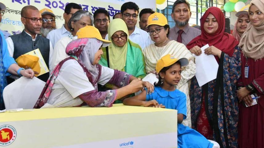 typhoid vaccination campaign Bangladesh