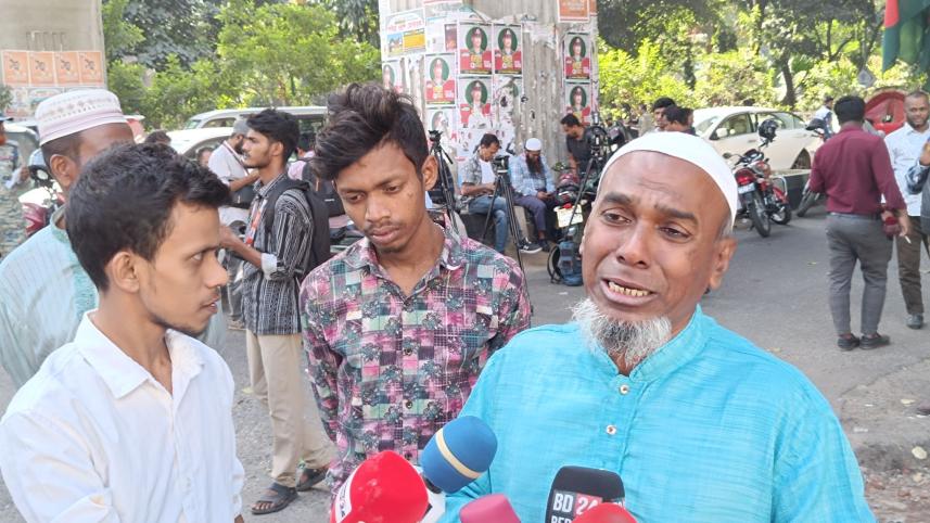 Father of July martyr Miraz, Abdur Rob demands punishment for Hasina