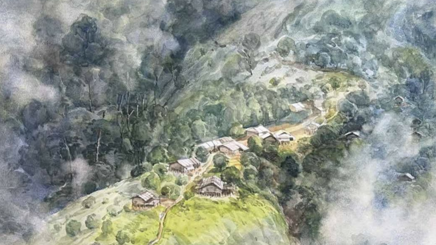 ‘Rowa Daw’: Khing Shai Mong’s first solo painting exhibition in Bandarban