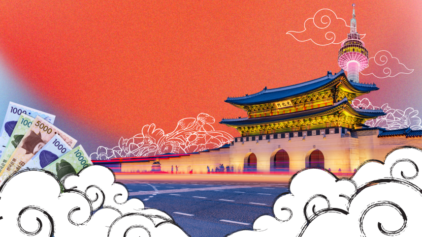 Graphical representation of pursuing education in South Korea 