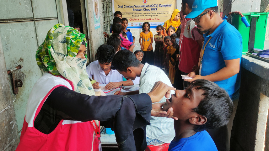 Oral Cholera vaccine in Bhasan char