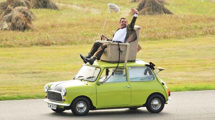 Bean and his Mini