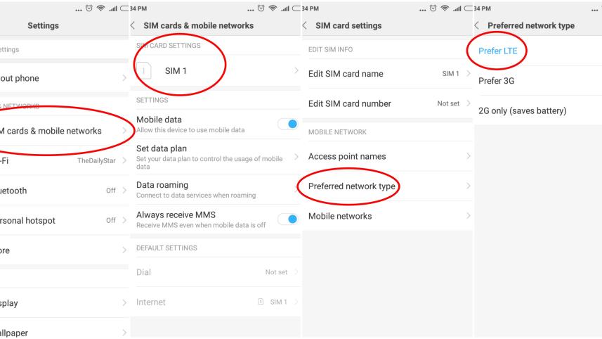 4G internet service