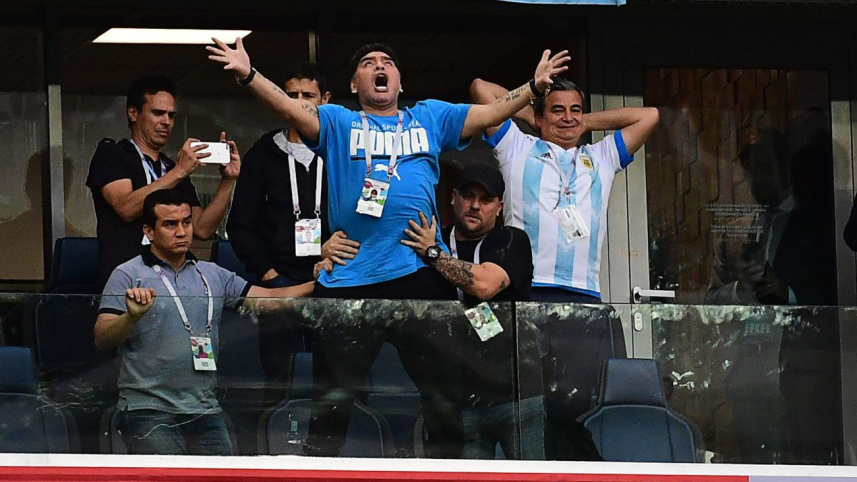 Argentina legend Deigo Maradona