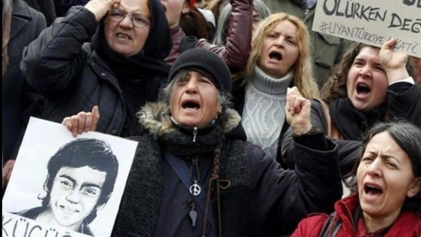 Protest over teenager's death 