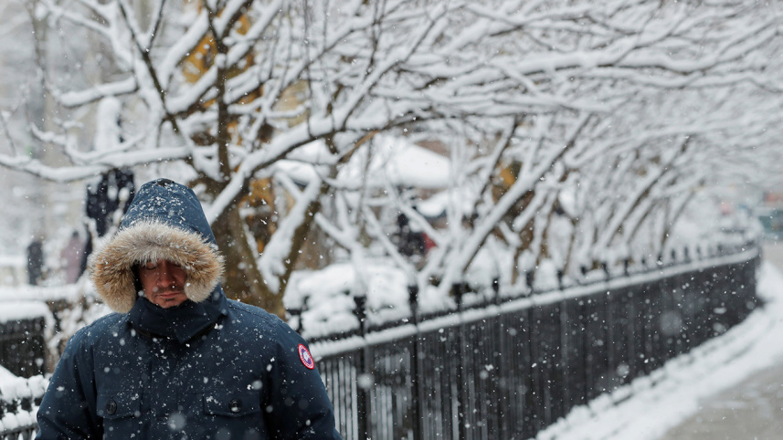 US snowstorm
