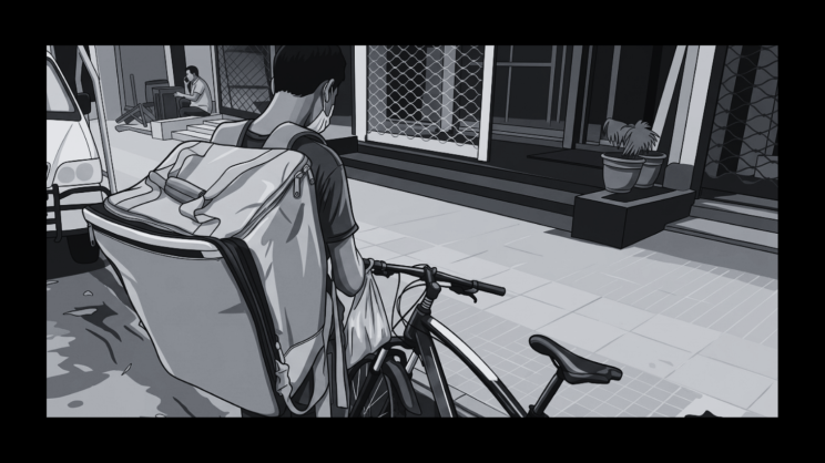 food delivery guy