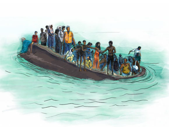 Rohingya refugee deaths at sea 2025