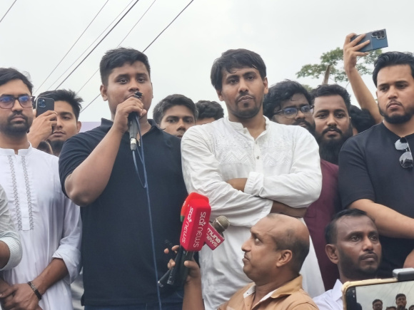 Hasnat Abdullah latest speech at Jhalakathi NCP rally