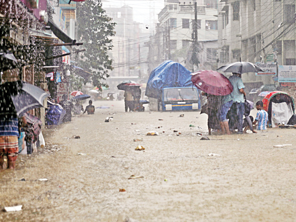 Bangladesh rain forecast for Monday