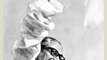 Bangabandhu's portrait by artist Shahabuddin Ahmed