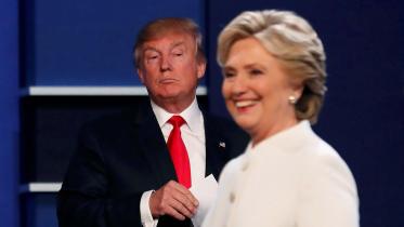 Donald Trump and Hillary Clinton