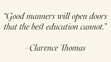 Good manner