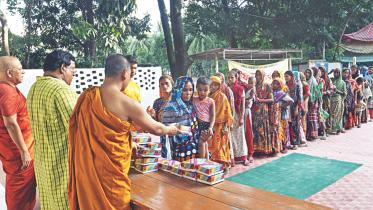 Monks of Dharmarajika Buddhist Monastery.jpg