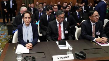 Myanmar leader Aung San Suu Kyi