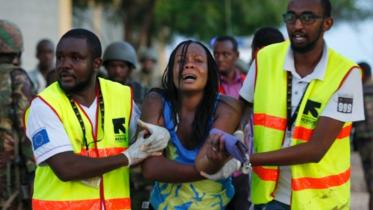 Woman rescued