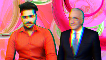Martin Scorsese and local entrepreneur and filmmaker.