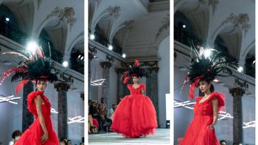 Tangia Zaman Methila dazzles the Paris Fashion Week 2022