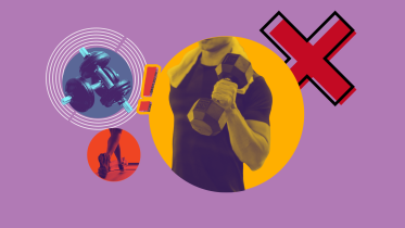 Collage of different aspects of music