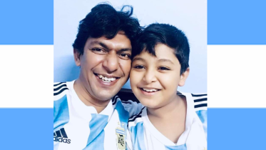 Chanchal Chowdhury and son will be supporting Argentina