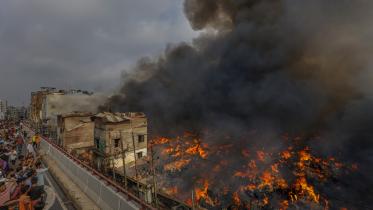 Bangabazar Shopping Complex fire