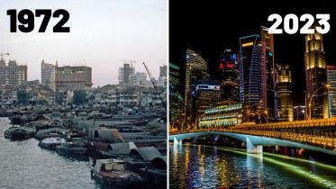 Singapore then vs now.