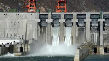 Zangmu dam Brahmaputra Tibet China