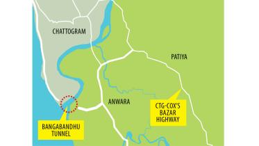 Bangabandhu Tunnel Utilisation: Narrow highway may serve as a bottleneck