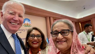 Biden takes selfie with Hasina at G20 Summit